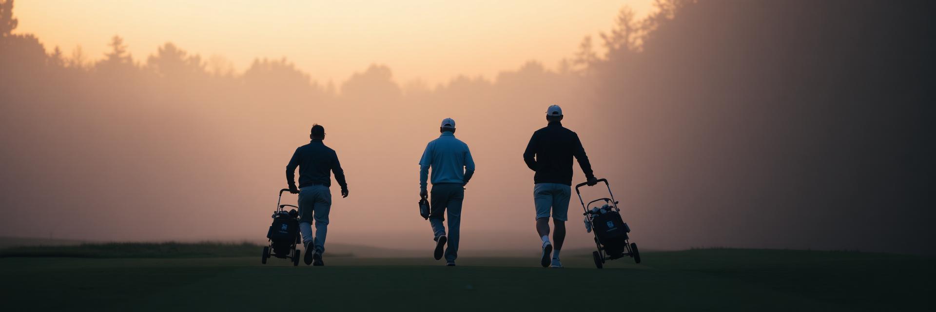 TrackPar Circles page showing private golf groups